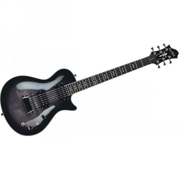 Custom Hagstrom Ultra Swede 6 String Electric Guitar Cosmic Black Burst ULSWE-CBB NEW #1 image