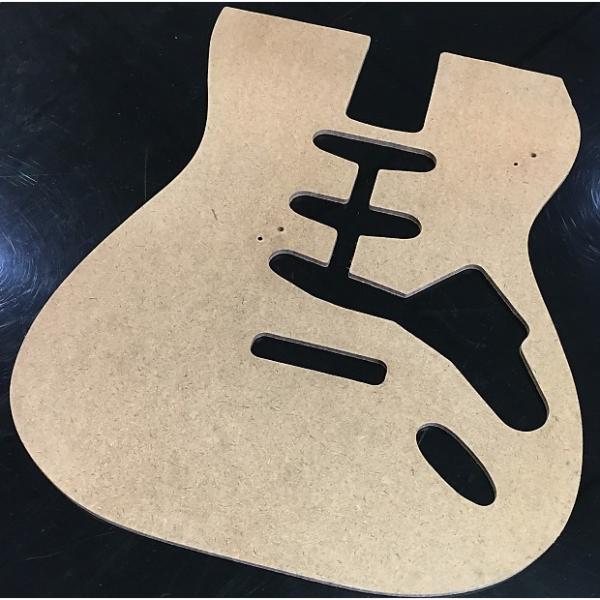 Custom Unbranded Stratocaster Style Guitar Body Template #1 image