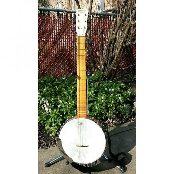 Custom Gretsch Dixie 6 String Banjo 2000's Natural #1 image
