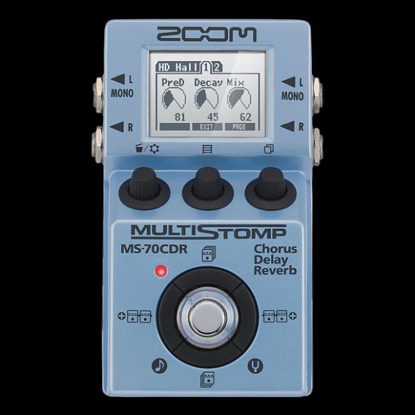 Custom Zoom MS-70CDR MultiStomp Chorus/Delay/Reverb Pedal - Repack with 6 Month Alto Music Warranty! #1 image
