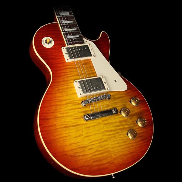 Custom Used 2016 Gibson Custom Shop Standard Historic 1959 Les Paul Reissue Electric Guitar Washed Cherry #1 image