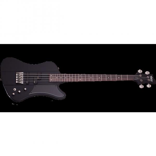 Custom Schecter Sixx Electric Bass in Satin Black Finish #1 image