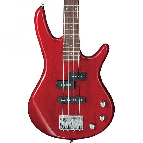 Custom Ibanez miKro GSRM20 Bass Guitar Transparent Red #1 image