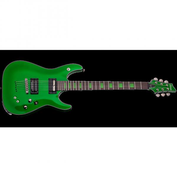 Custom Schecter Signature Kenny Hickey Electric Guitar in Steele Green Finish #1 image