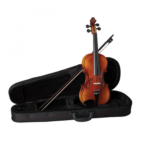 Custom Becker 1000SC Symphony Series 4/4 Size Violin Outfit - Gold-Brown Satin Finish #1 image