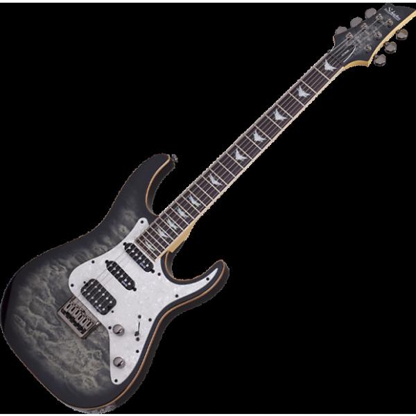 Custom Schecter Banshee-6 Extreme Electric Guitar in Charcoal Burst Finish #1 image