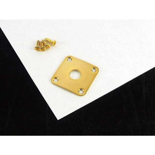 Custom Allparts Jackplate for Les Paul Gold w/ Screws AP 0633-002 #1 image