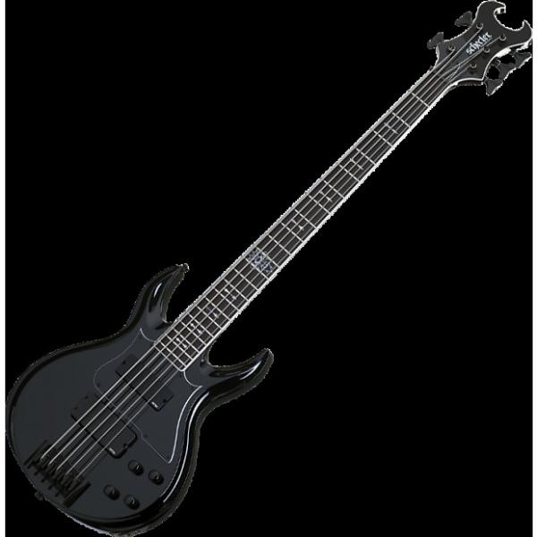 Custom Schecter Mephisto King Ov Hell Signature Electric Bass in Gloss Black Finish #1 image