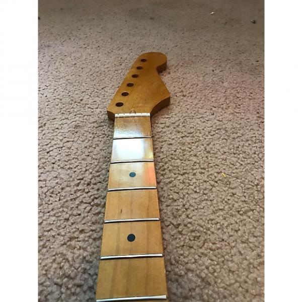 Custom Fender Stratocaster Replacement neck nitro with full fret job and bone nut #1 image