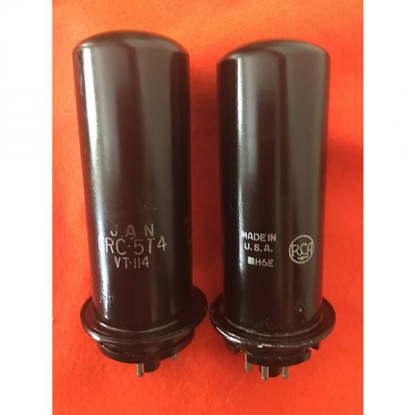 Custom RCA 5T4 Jan-CRC T114 matched pair vacuum tube #1 image