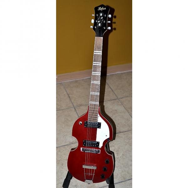 Custom Hofner 6string electric guitar R-459 2015? Red #1 image