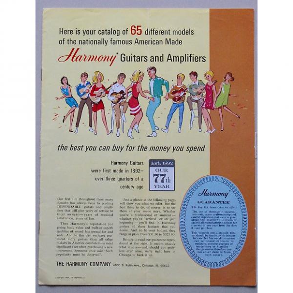 Custom Harmony 1969 Guitar &amp; Amp Catalog #1 image