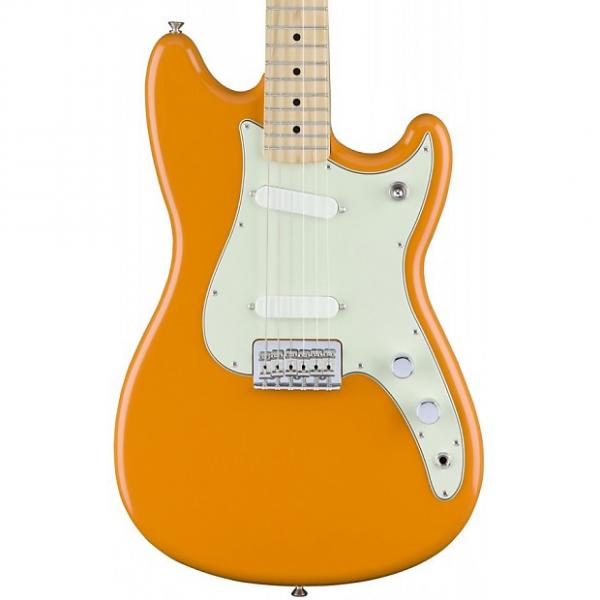 Custom Fender Duo-Sonic Capri Orange Offset Guitar #1 image