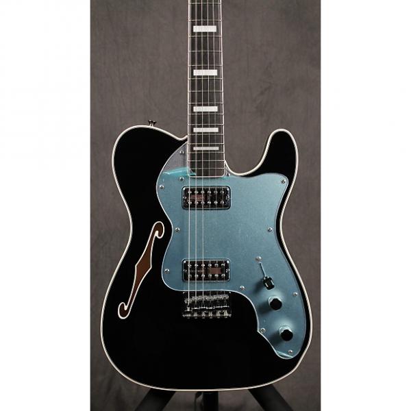 Custom Fender Telecaster Thinline Super Deluxe Black / Chrome #1 image