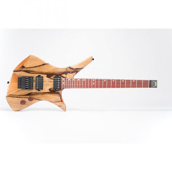 Custom Downes Guitars Model 101H - Black Korina top headless 6-string #1 image