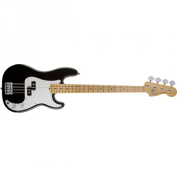 Custom Fender American Standard Precision Bass® Maple Fingerboard Black #1 image