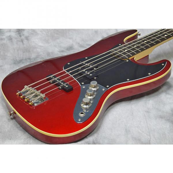 Custom Fender Japan AJB Aerodyne Jazz Bass Old Candy Apple Red #1 image