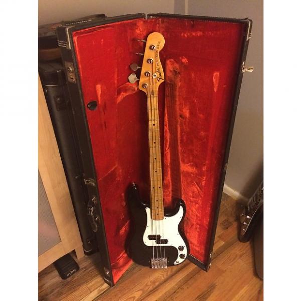 Custom Fender Precision Bass 1973 Black/maple #1 image