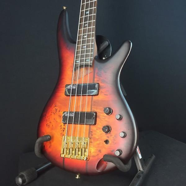 Custom Ibanez SR800 4-String Bass 2016 Aged Whiskey Burst, Bartolini Pickups #1 image