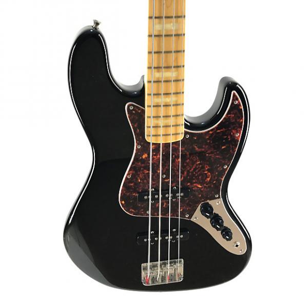 Custom Fender Jazz Bass, ‘75, Black, Upgraded Pickups, 1999 #1 image