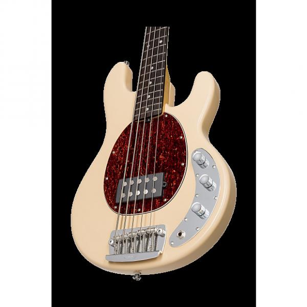 Custom Sterling by Music Man Ray35CA Classic Active 5 String Bass Vintage Cream #1 image