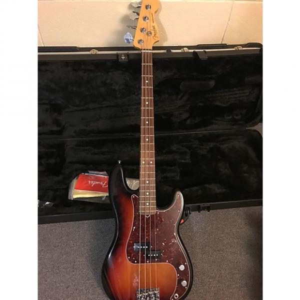 Custom Fender American Standard Precision Bass 2016 3-Tone Sunburst #1 image