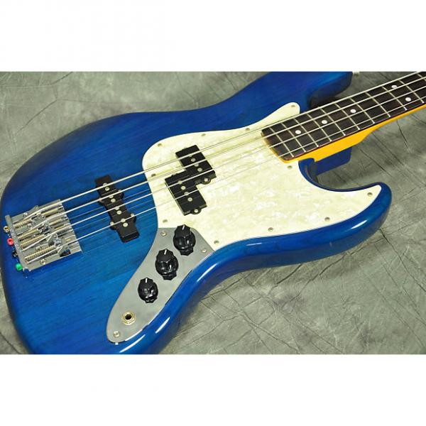 Custom Fender Japan Jazz Bass 62/PL Transparent Blue #1 image