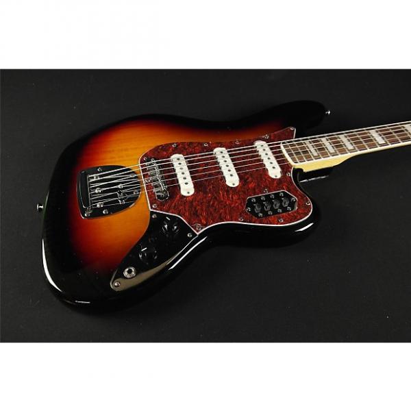 Custom Squier by Fender Vintage Modified Bass VI - 3-Tone Sunburst (274) #1 image