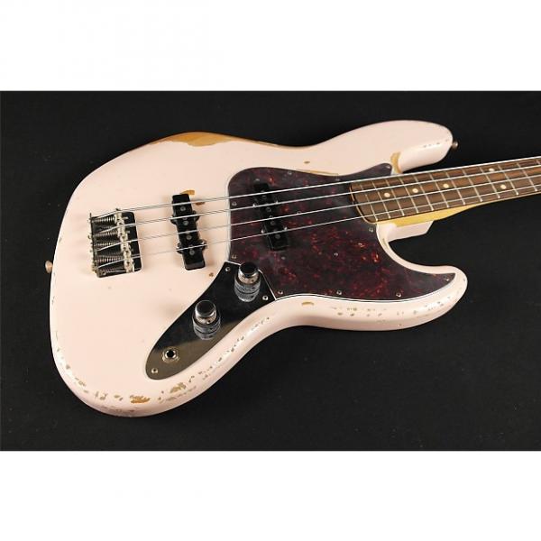 Custom Fender Signature Model FLEA Jazz Bass, Rosewood Fingerboard, Roadworn Shell Pink (624) #1 image