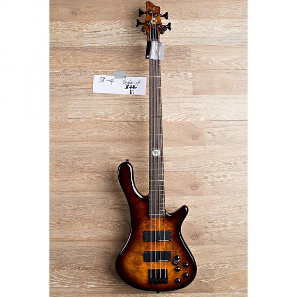 Custom 2017 Wolf S8 4 String Active Passive Jazz Bass Sunburst [8 out of 8] #1 image