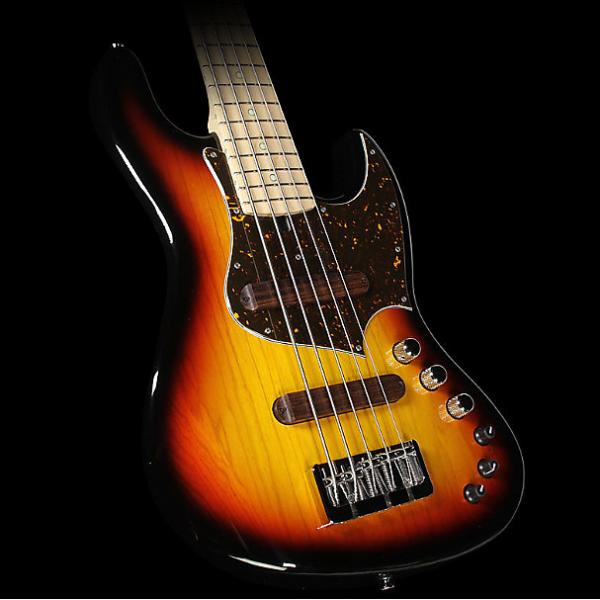 Custom Used 2016 Xotic XJ-1T 5-String Electric Bass Guitar 3-Tone Sunburst #1 image
