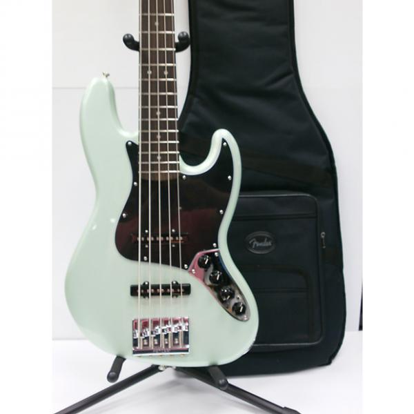 Custom New! Fender Deluxe Active Jazz Bass V in Seafoam Pearl! Deluxe Gig Bag w/ Free Shipping! #1 image