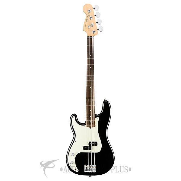 Custom Fender American Pro Precision Rosewood Left Hand 4 String Electric Bass Guitar Black - 0194620706 #1 image