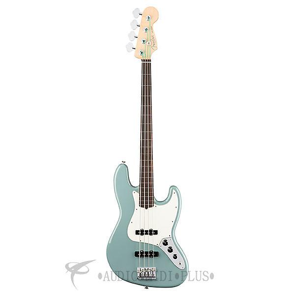 Custom Fender American Pro JAZZ Rosewood Fretless 4 String Electric Bass Guitar Sonic Gray - 0194100748 #1 image