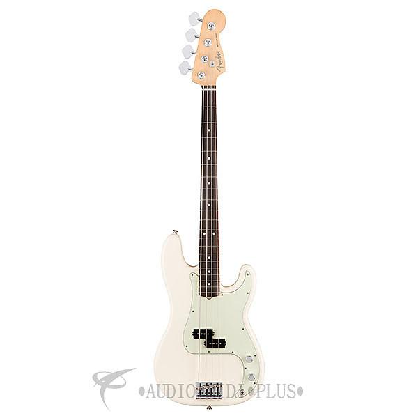 Custom Fender American Pro Precision Bass Rosewood 4 String Electric Bass Olympic White - 0193610705 #1 image
