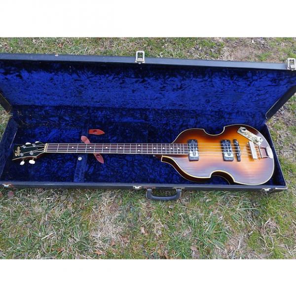 Custom Hofner  500/1 Beatle Bass, 1967, Sunburst, &quot;Player&quot; Case #1 image