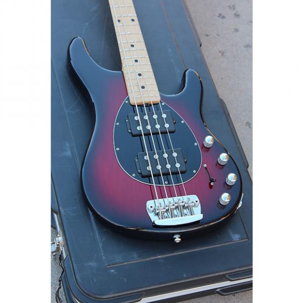 Custom 2008 Ernie Ball Music Man Sterling 4 HH 4-String Electric Bass Cherryburst Finish + OHSC #1 image