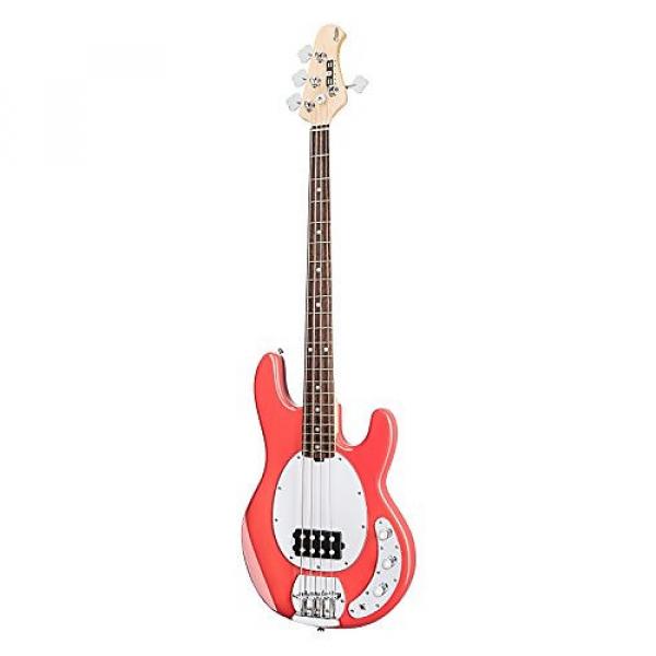 Custom Sterling by Music Man Ray4 Sub Bass Fiesta Red #1 image