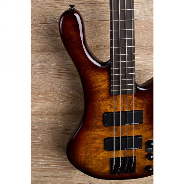 Custom 2017 Wolf S8 4 String Active Passive Jazz Bass Sunburst [2 out of 8] #1 image