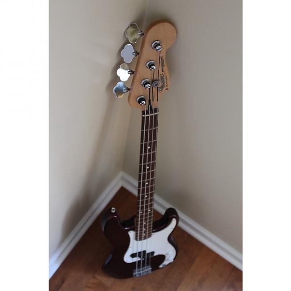 Custom Fender P Bass Maroon #1 image