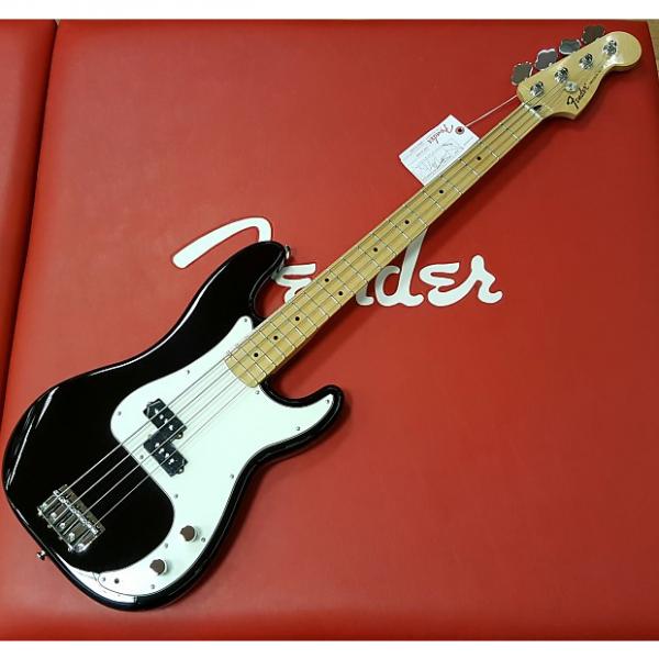 Custom Fender Standard Precision Bass MN Black #1 image