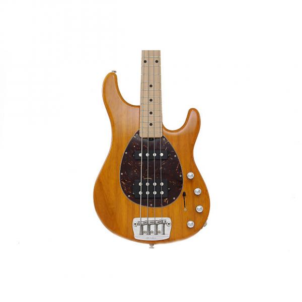 Custom Music Man StingRay 4 Electric Bass Guitar - Translucent Orange, Maple Fingerboard, Pearl Pickguard #1 image