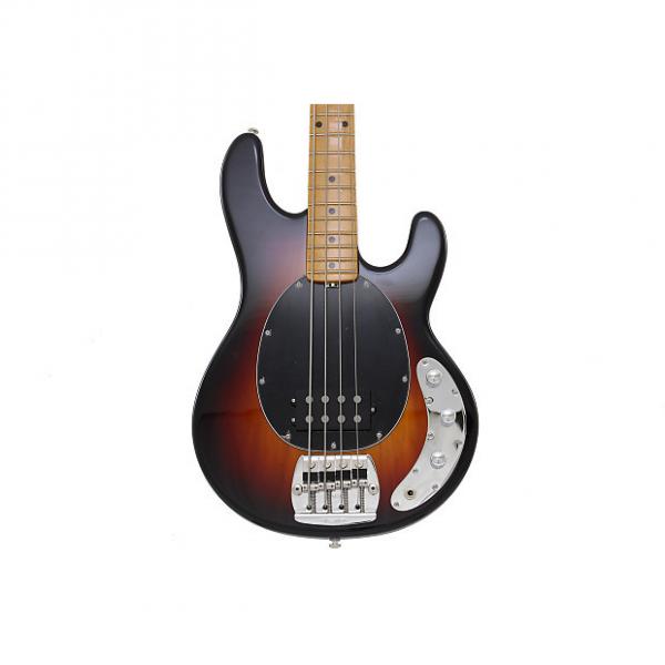 Custom Music Man Classic StingRay 4 Electric Bass Guitar - Vintage Burst, Birdseye Maple Fingerboard, Black #1 image