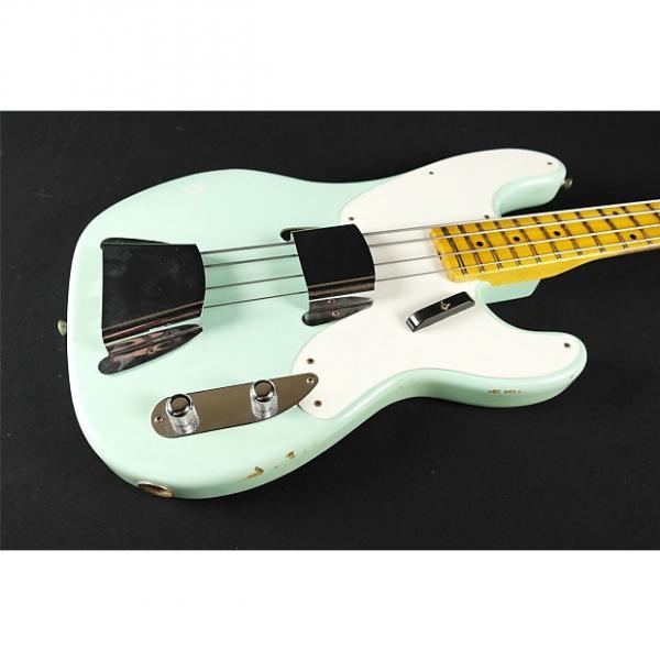 Custom Fender Custom Shop Limited Edition 55 Precision Bass - Faded Surf Green #1 image