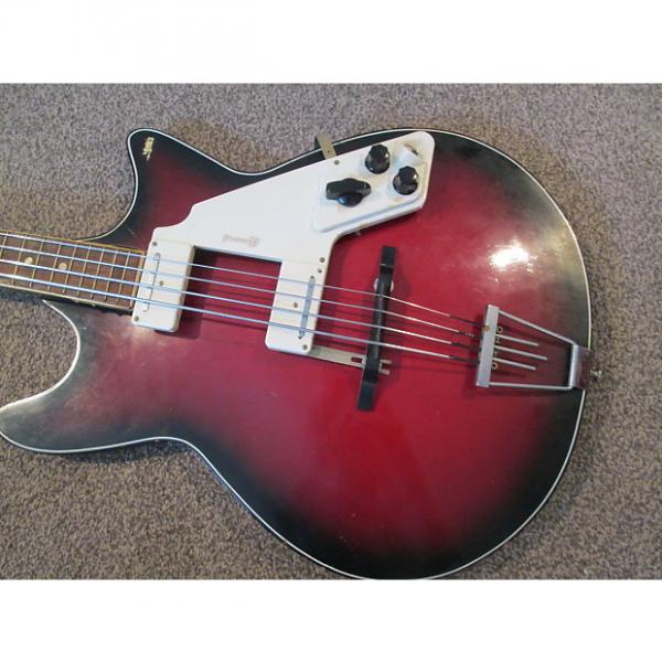 Custom Egmond  Bass 7 very early sixties red/black #1 image