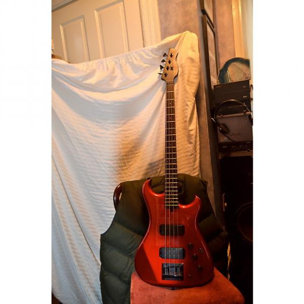 Custom Westone  spectrum gt bass guitar 1986 Candy Apple Red #1 image