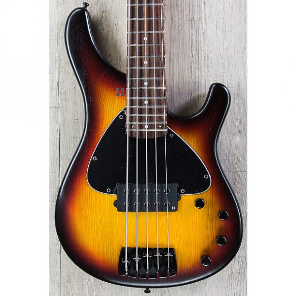 Custom Sandberg Basic 5, Matte 3-Tone Sunburst, Euro Ash Body, 5-String Bass #1 image