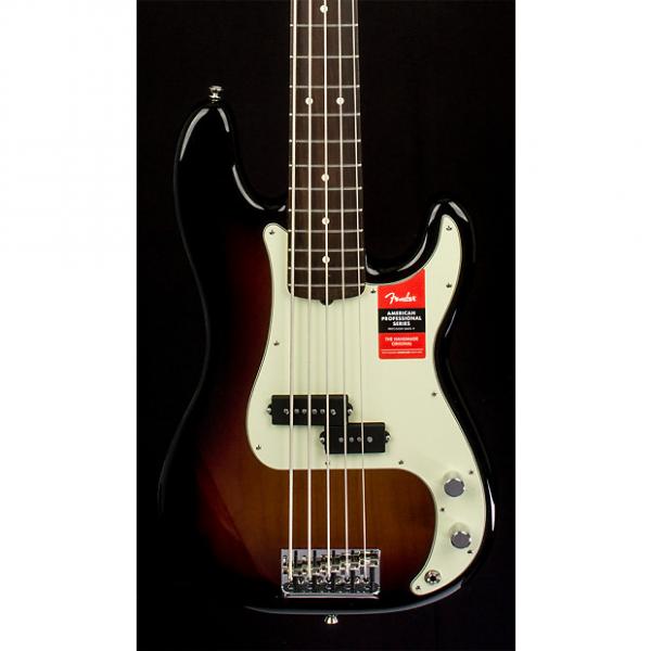 Custom Fender American Professional Precision Bass V, Rosewood Fingerboard, 3-Color Sunburst #1 image