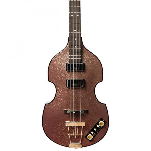 Custom Hofner Gold Label Custom Shop Cavern 500/1 Violin Bass 2015 Champagne Sparkle #1 image