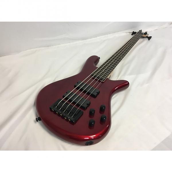 Custom New Spector Performer 5 Bass Red w/Gig Bag #1 image